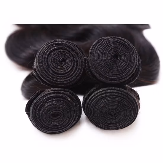 Paquetes de cabello humano con extensión de onda corporal, paquetes de tejido de cabello Remy virgen brasileño 100% sin procesar, extensiones de cabello Natural crudo, paquetes de cabello ondulado